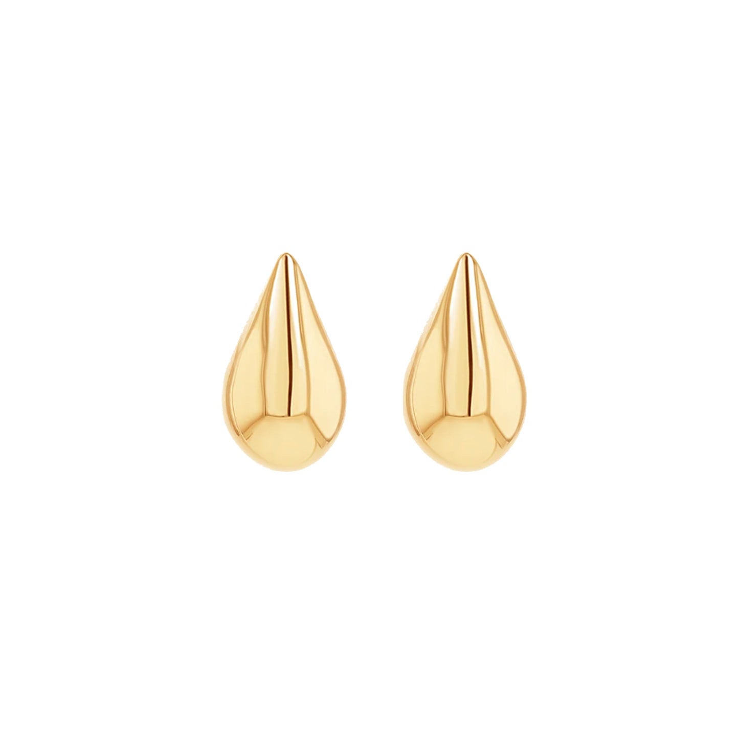 Puff Teardrop Earrings