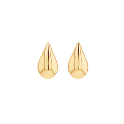 Puff Teardrop Earrings