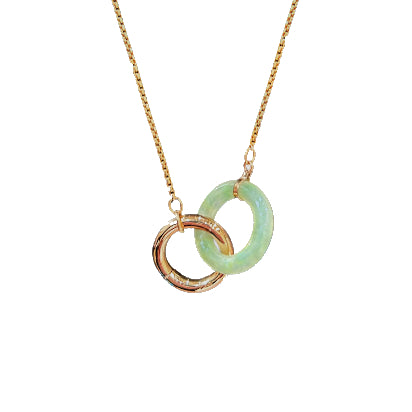 double loop jade necklace small business mejuri