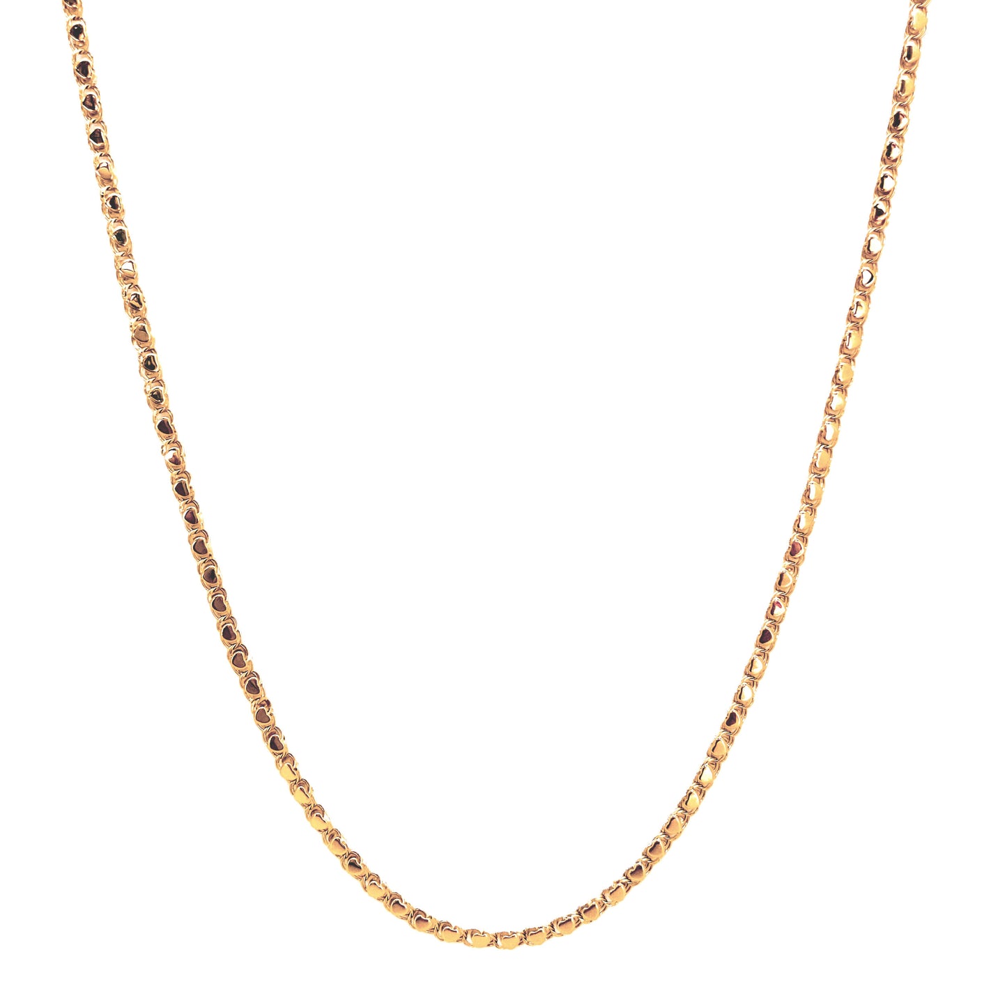 Heart Chain Link Necklace