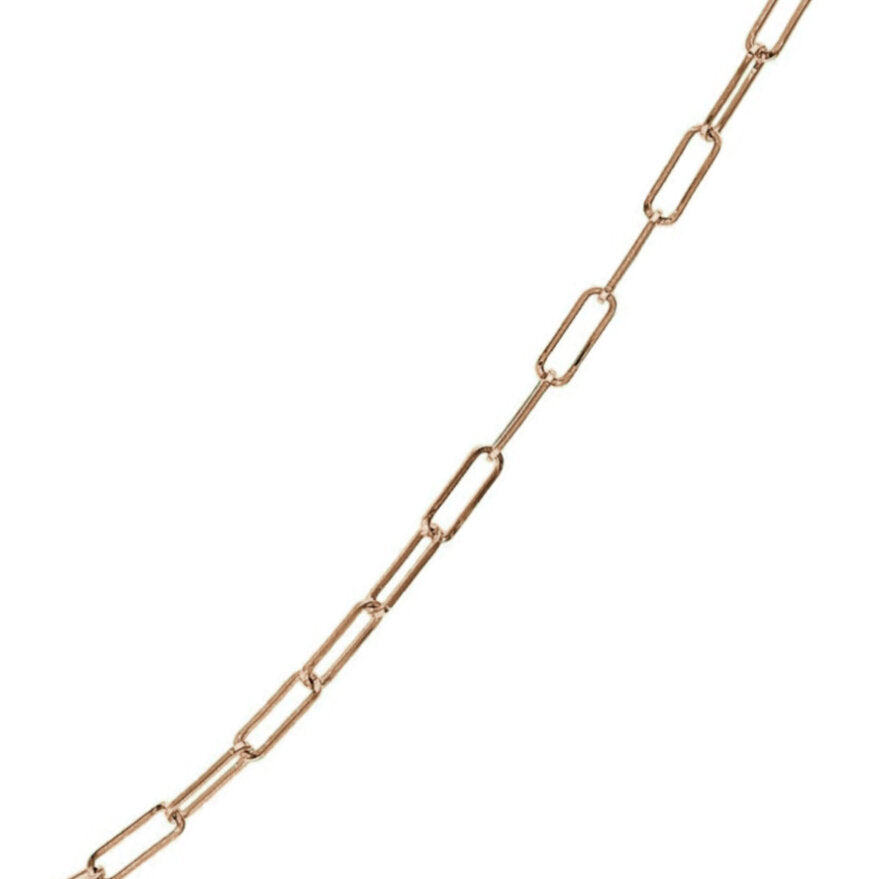 Paperclip Chain Link Necklace