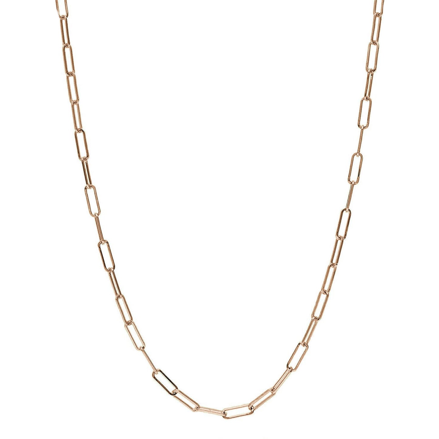 Paperclip Chain Link Necklace