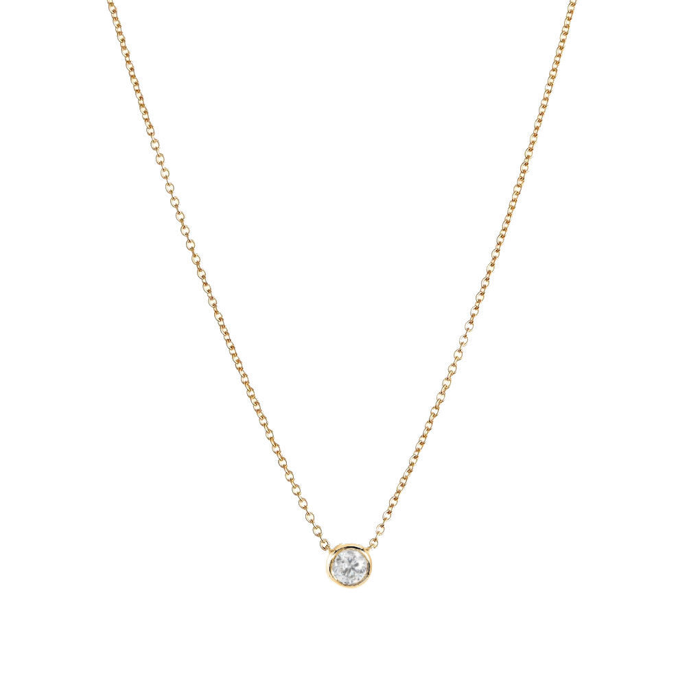 Diamond Solitaire Necklace (Custom)