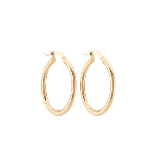 Bold Hoop Earrings (3mm Thick)